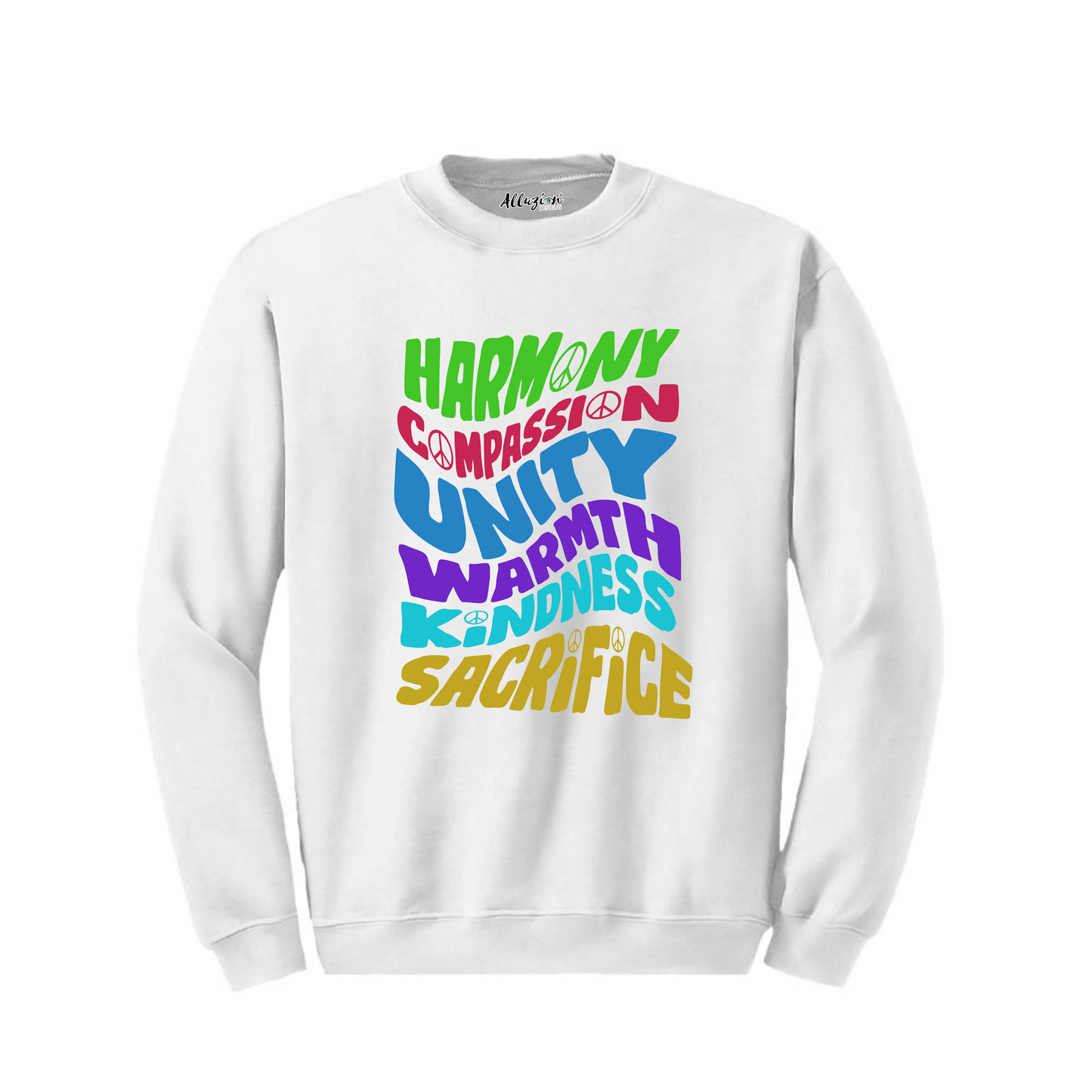 Harmony . Compassion . Unity - Crewneck Sweatshirt