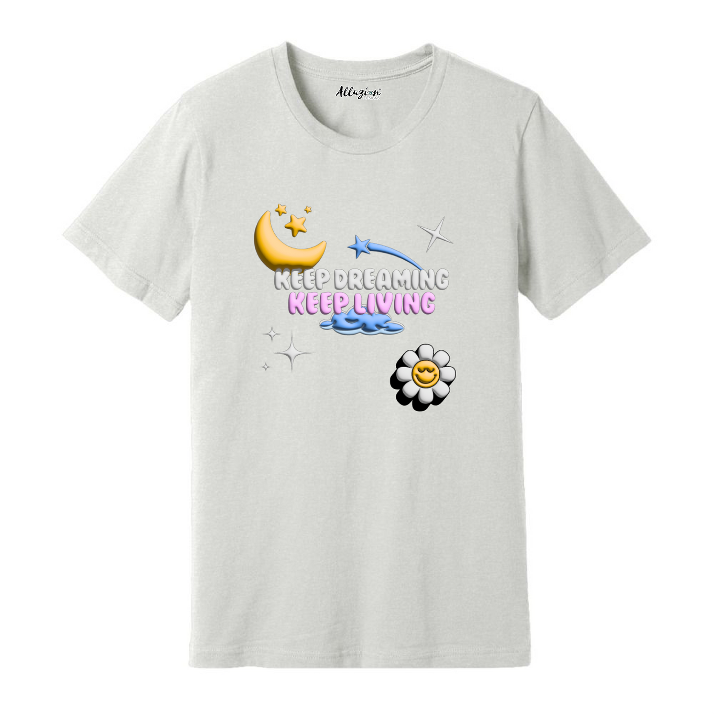 Keep Dreaming - Puff Print Unisex T-Shirt