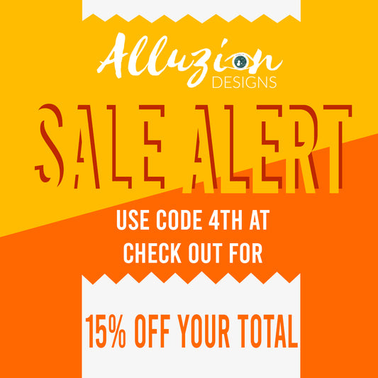 JULY 4TH SALE ALERT 15% off