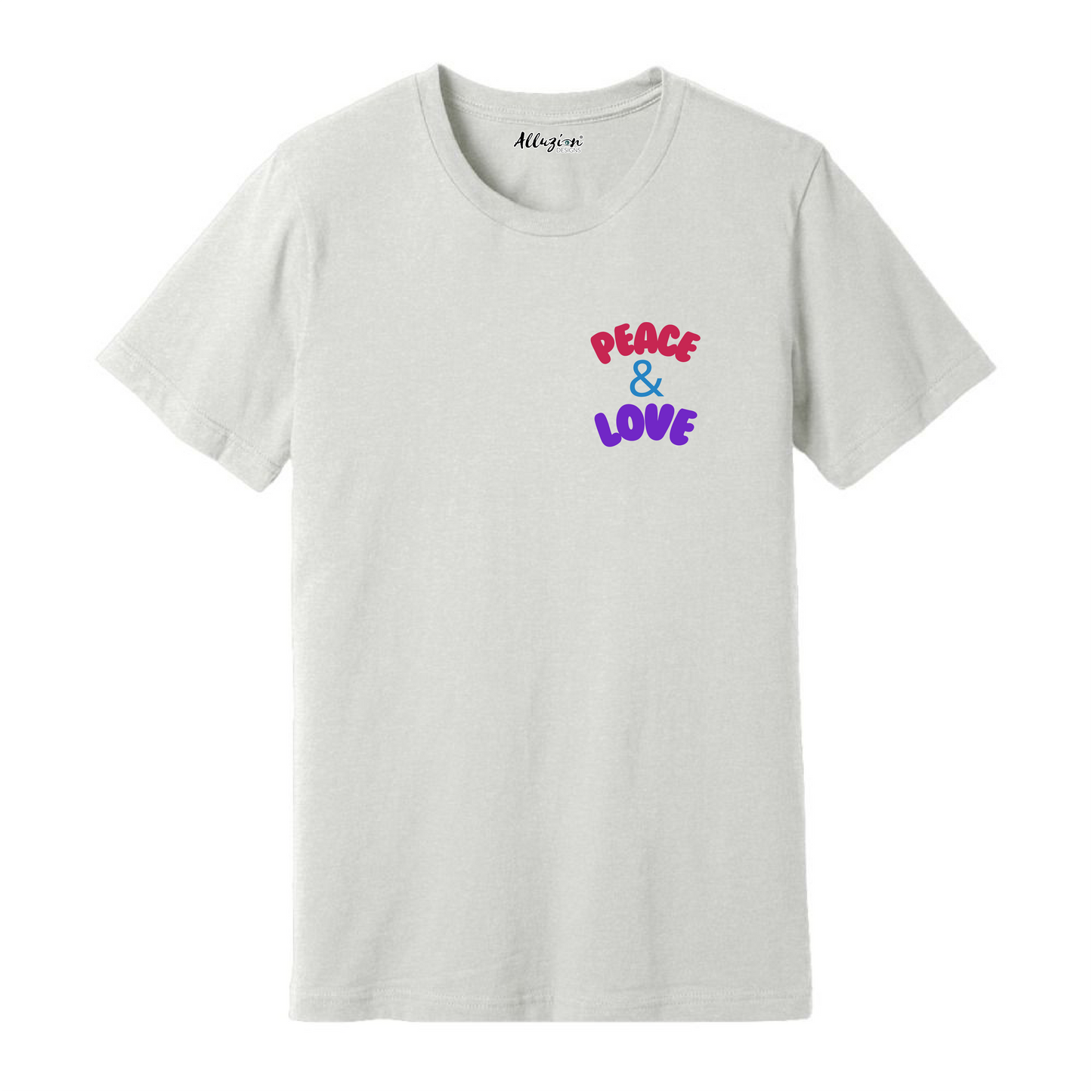 Peace & Love - Unisex T-Shirt Colored Edition