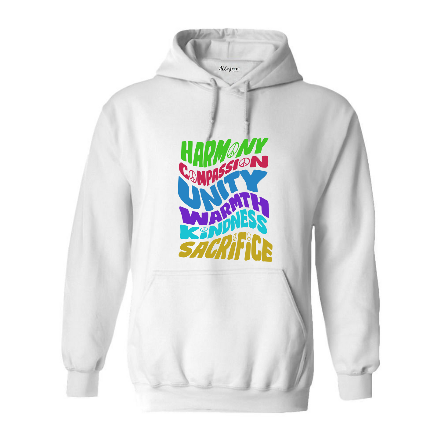 Harmony . Compassion . Unity - Gildan Hoodies