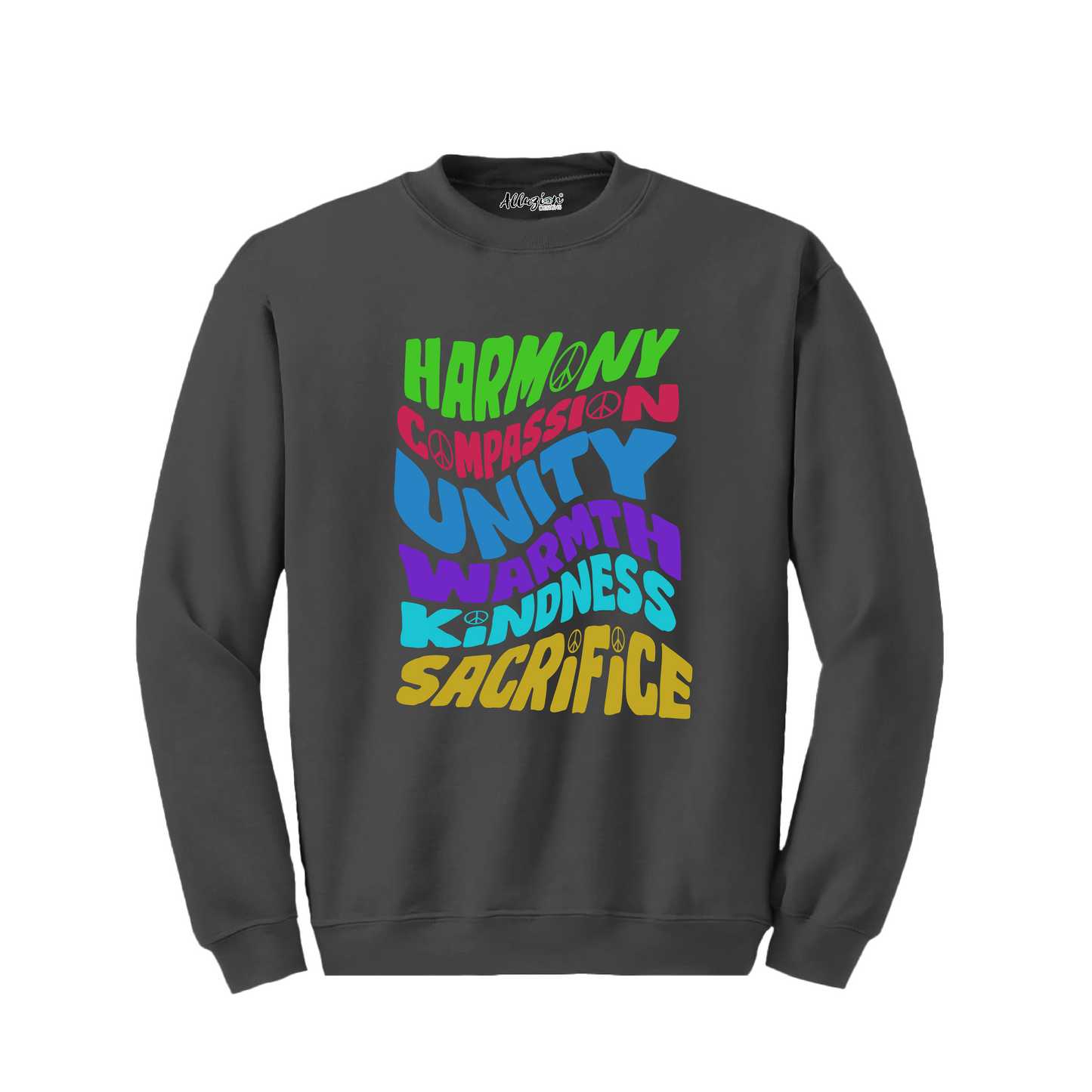 Harmony . Compassion . Unity  - Crewneck Sweatshirt
