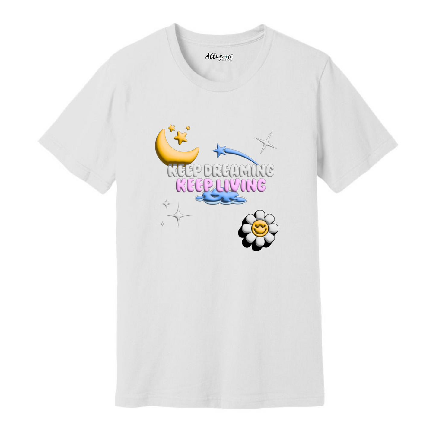 Keep Dreaming - Puff Print Unisex T-Shirt
