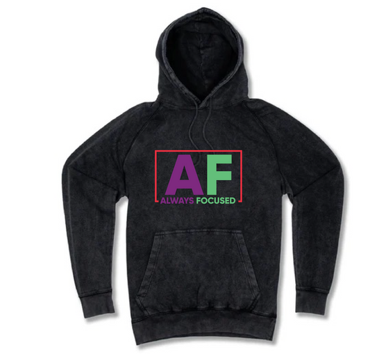 Always Focused Multicolored - Vintage Wash Hoodies