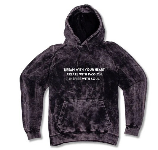 Dream With You Heart - Vintage Wash Hoodies