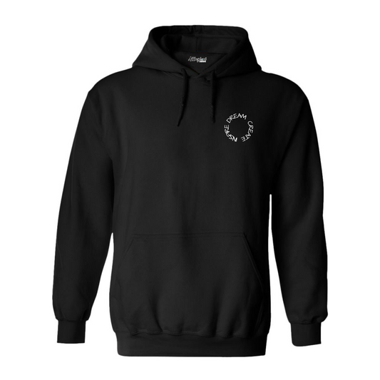 Dream Create Inspire - Puff Print Gildan Hoodies