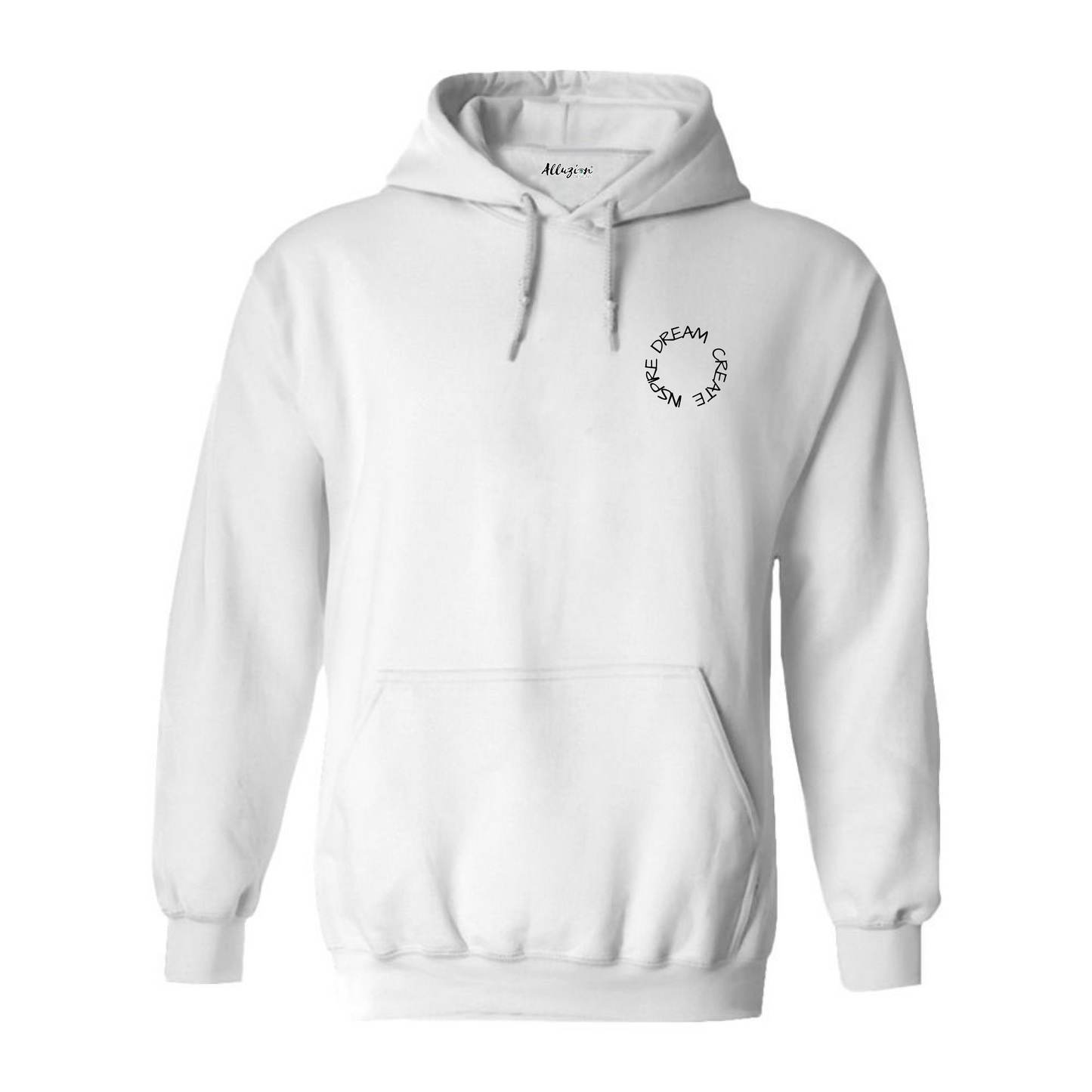 Dream Create Inspire - Puff Print Gildan Hoodies