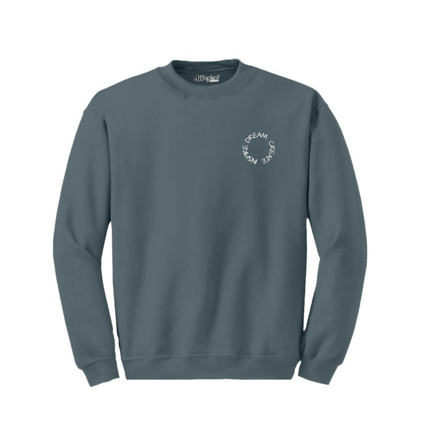 Dream Create Inspire - Puff Print Crewneck Sweatshirt