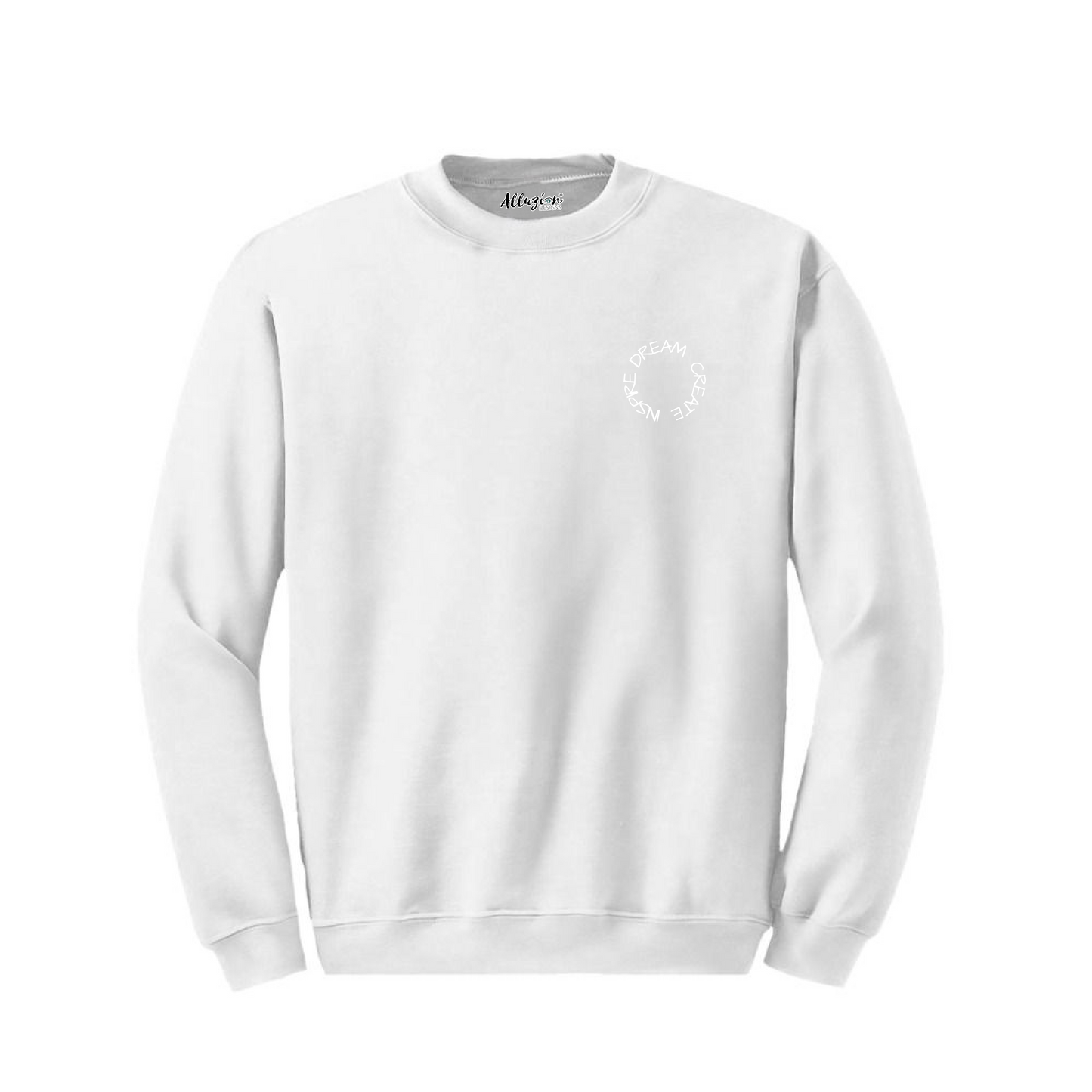 Dream Create Inspire - Puff Print Crewneck Sweatshirt