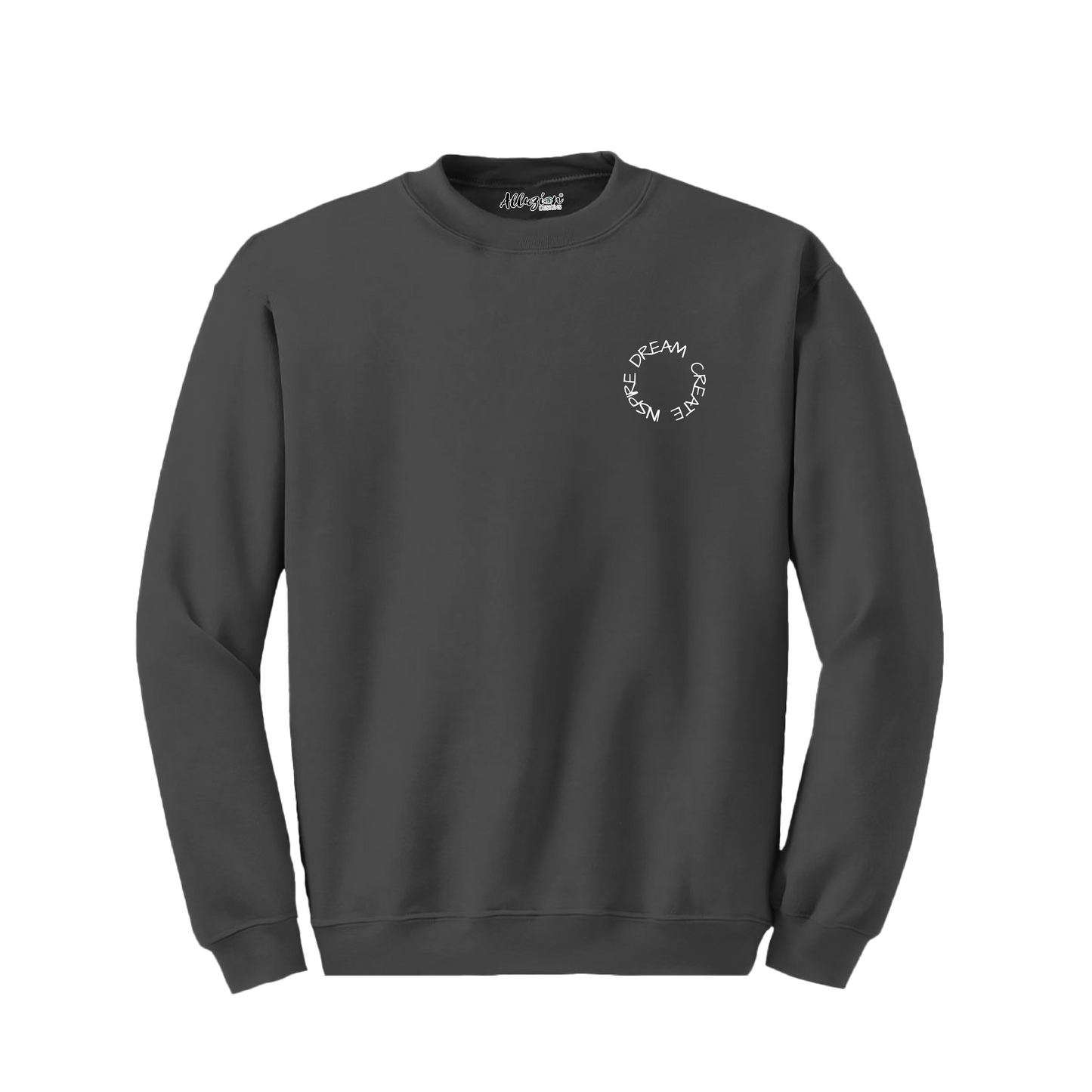 Dream Create Inspire - Puff Print Crewneck Sweatshirt