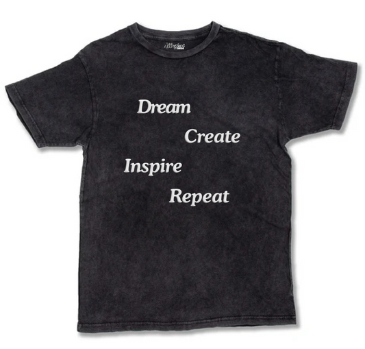 Dream Create Inspire Repeat - Puff Print Vintage Tees