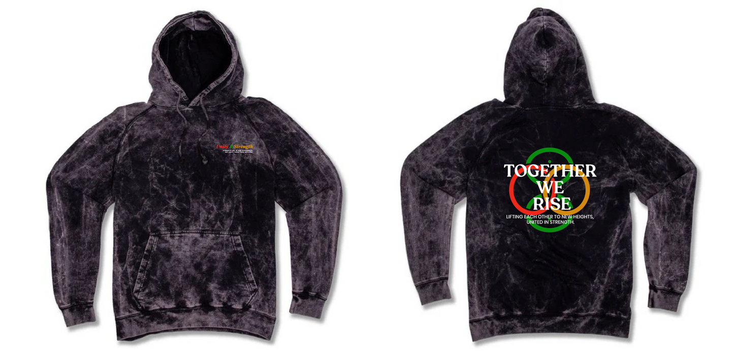 Unity & Strength - Vintage Wash Hoodies Juneteenth Edition