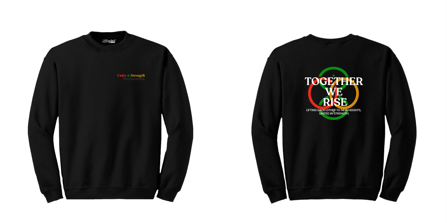 Unity & Strength - Crewneck Sweatshirt Juneteenth Edition